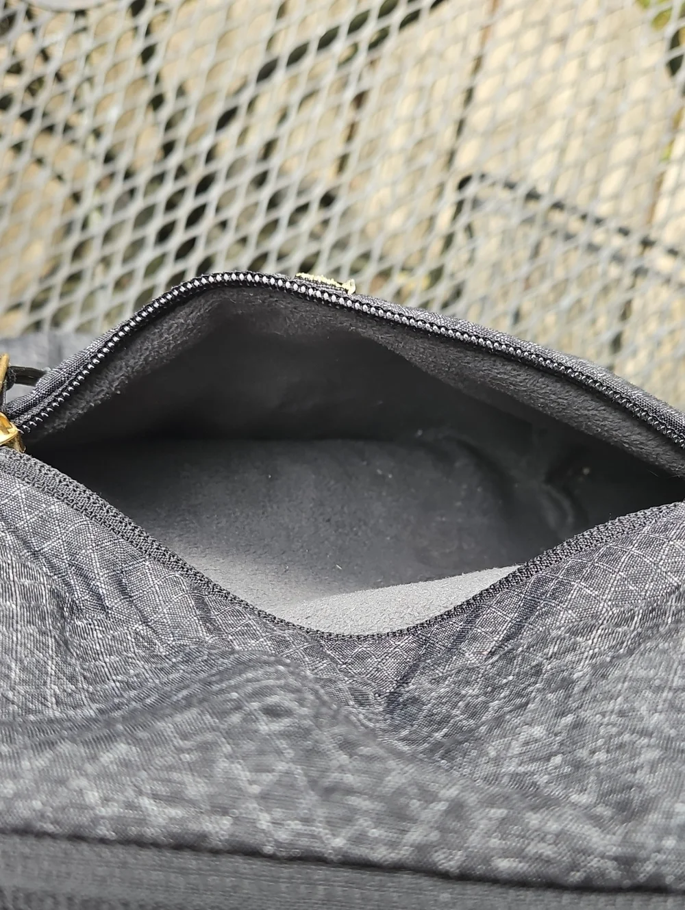 The North Face Heathered Charcoal Men's Backpack with Bungee Cord